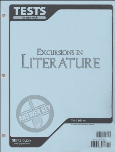 Imagen de archivo de Excursions in Literature Tests Answer Key a la venta por Booksavers of MD