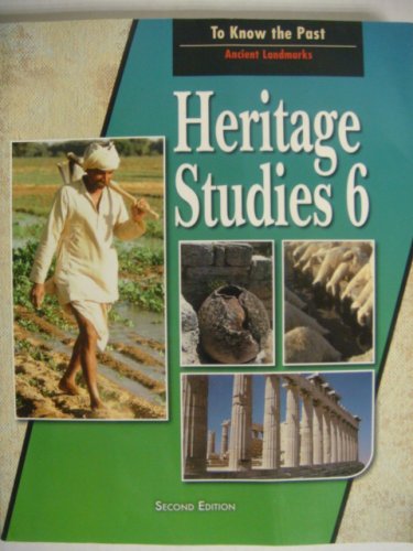 Imagen de archivo de Heritage Studies 6 : To Know the Past a la venta por Better World Books