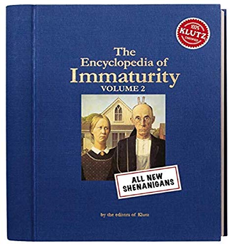 Beispielbild fr Klutz The Encyclopedia of Immaturity: Volume 2 Book ,8 Length x 1.5 Width x 9 Height zum Verkauf von New Legacy Books