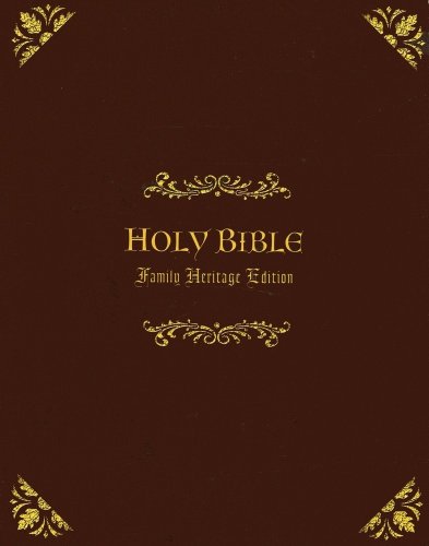 Imagen de archivo de Holy Bible Family Heritage Edition - Deluxe Edition - King James Version a la venta por Smith Family Bookstore Downtown