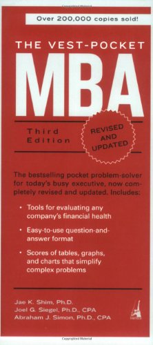 Beispielbild fr The Vest-Pocket MBA, Third Edition zum Verkauf von Wonder Book