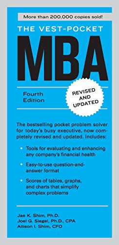 Beispielbild fr The Vest-Pocket MBA: Fourth Edition zum Verkauf von ZBK Books
