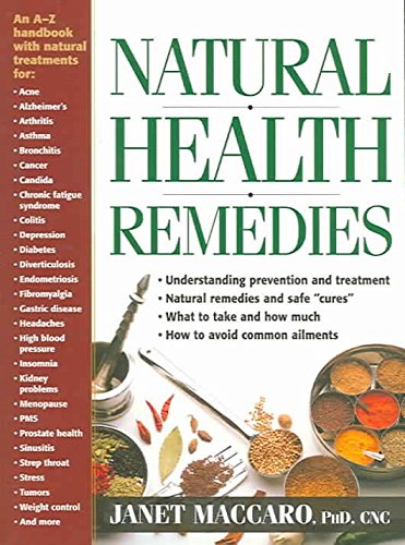 Beispielbild fr Natural Health Remedies: An A-Z handbook with natural treatments zum Verkauf von Wonder Book