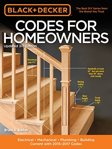 Beispielbild fr Black and Decker Codes for Homeowners, Updated 3rd Edition : Electrical - Mechanical - Plumbing - Building - Current with 2015-2017 Codes zum Verkauf von Better World Books