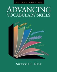 Stock image for Advancing Vocabulary Skills (Vocabulary Skills Series) for sale by Jenson Books Inc