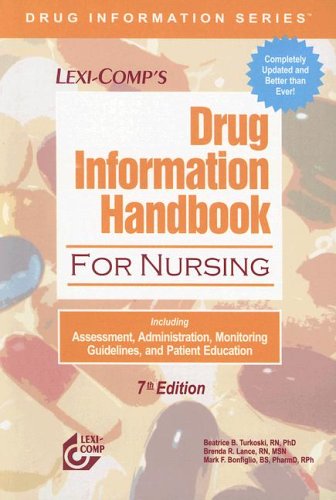 Stock image for Lexi-Comp's Drug Information Handbook For Nursing for sale by Books Puddle