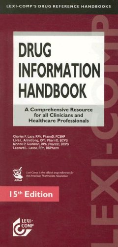9781591952039: Lexi-Comp's Drug Information Handbooks: A Comprehensive Resource for All Clinicians and Helathcare Professionals