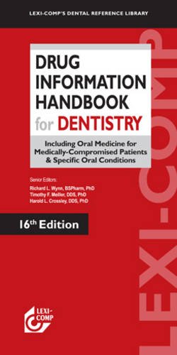 Beispielbild fr Drug Information Handbook for Dentistry 2010-2011, 16th edition zum Verkauf von Gulf Coast Books