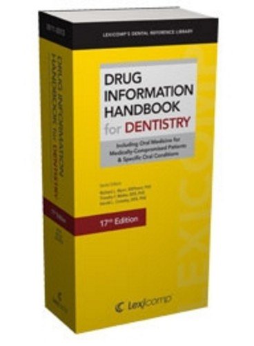 Beispielbild fr Lexi-Comp's Drug Information Handbook for Dentistry zum Verkauf von Better World Books