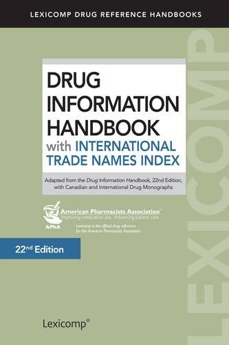 Stock image for Drug Information Handbook With International Trade Names Index 2013-2014 (Lexicomp Drug Reference Handbooks) for sale by -OnTimeBooks-