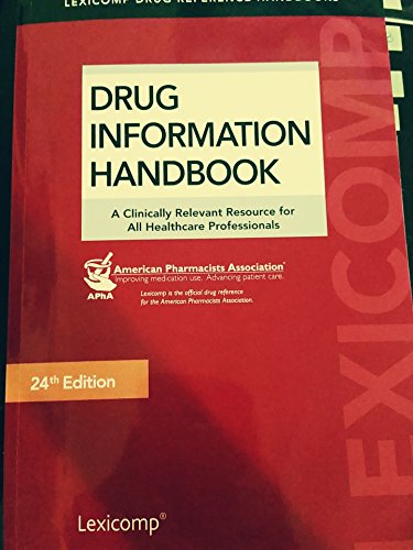 Imagen de archivo de Drug Information Handbook a la venta por ThriftBooks-Atlanta