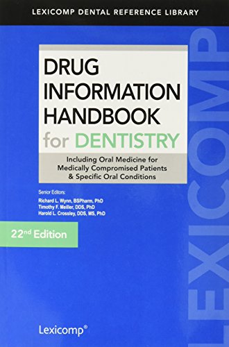 Beispielbild fr Drug Information Handbook for Dentistry zum Verkauf von BooksRun