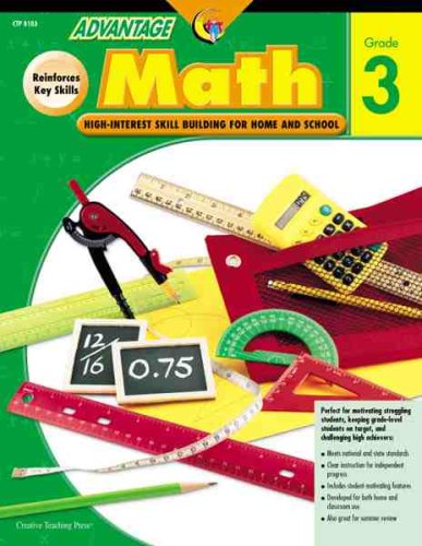 Imagen de archivo de Math Gr. 3 (Advantage Workbooks) a la venta por Better World Books