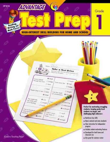 Imagen de archivo de Advantage Test Prep Grade 1 (Advantage Workbooks) a la venta por Ergodebooks