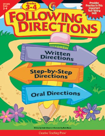 Following Directions, Gr. 3-4 (9781591980438) by Schwartz, Linda