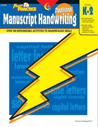 Stock image for Power Practice-Traditional Manuscript Handwriting, Gr. K-2 for sale by Ergodebooks