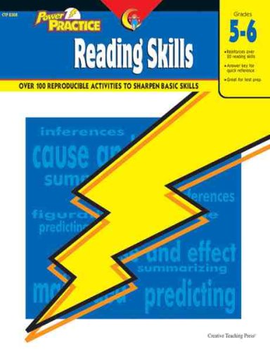 Stock image for Reading Skills, Gr. 5-6 (Power Practice) for sale by Jenson Books Inc