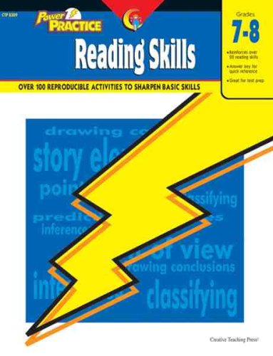 Stock image for Reading Skills, Gr. 7-8 (Power Practice) for sale by Wonder Book