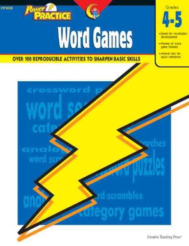 Power Practice: Word Games, Gr. 4-5 (9781591981107) by Schwartz, Linda