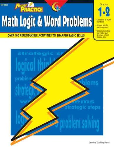 Imagen de archivo de Math Logic Word Problems, Gr. 1-2 (Power Practice) a la venta por Red's Corner LLC