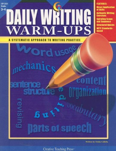 Stock image for Daily Writing Warm-Ups Gr. 3-4 for sale by Idaho Youth Ranch Books