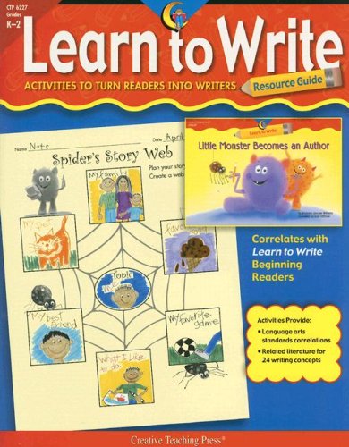 9781591983149: Learn to Write Resource Guide: Grades K-2: Activities to Turn Readers into Writers