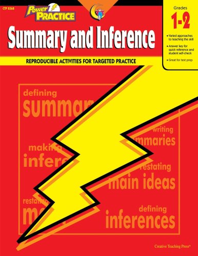 Imagen de archivo de Power Practice Summary and Inference, Gr. 1-2 (Language Power Practice) a la venta por BookHolders