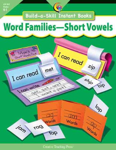 Beispielbild fr WORD FAMILIES-SHORT VOWELS, BUILD-A-SKILL INSTANT BOOKS zum Verkauf von Wonder Book