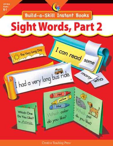 Stock image for SIGHT WORDS PART 2, BUILD-A-SKILL INSTANT BOOKS for sale by BooksRun