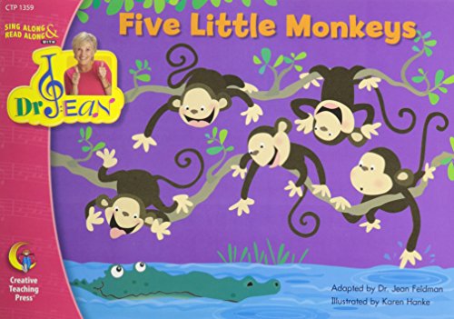 Stock image for Five Little Monkeys, Sing Along & Read Along with Dr. Jean for sale by Gulf Coast Books