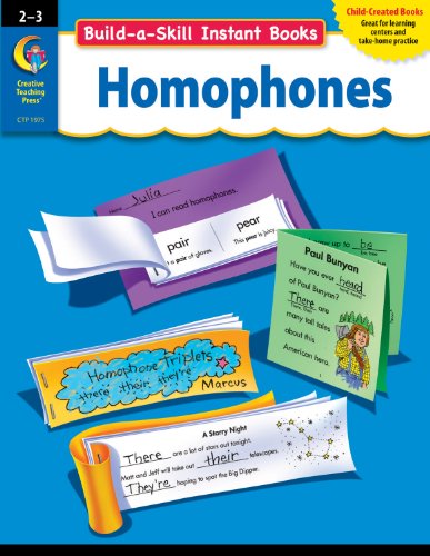 Beispielbild fr Build-a-Skill Instant Books: Homophones, Gr. 2 3 zum Verkauf von HPB-Emerald