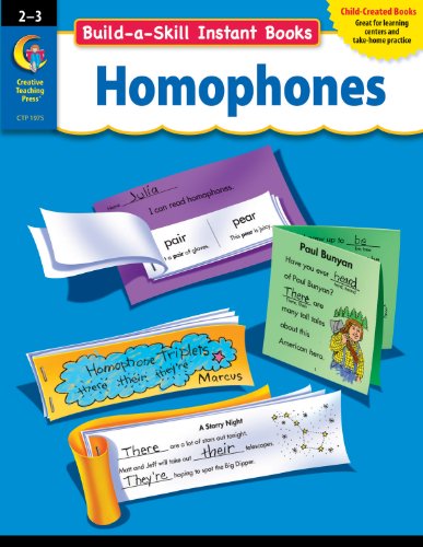 Stock image for Build-a-Skill Instant Books: Homophones, Gr. 2 3 for sale by HPB-Emerald