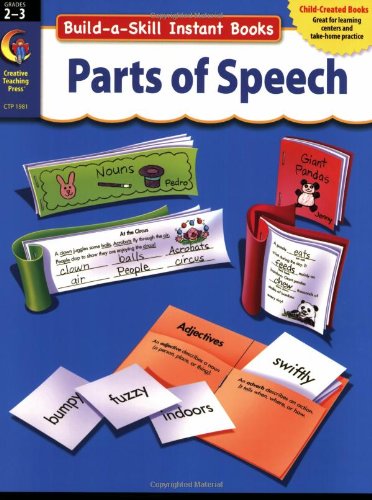 Stock image for Build-a-Skill Instant Books: Parts of Speech, Gr. 2 3 for sale by HPB-Red