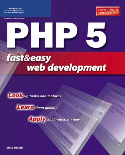 9781592004737: PHP 5 Fast and Easy Web Development