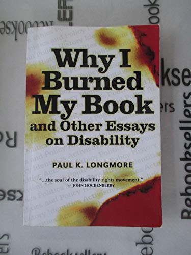 Stock image for Why I Burned My Book for sale by Better World Books