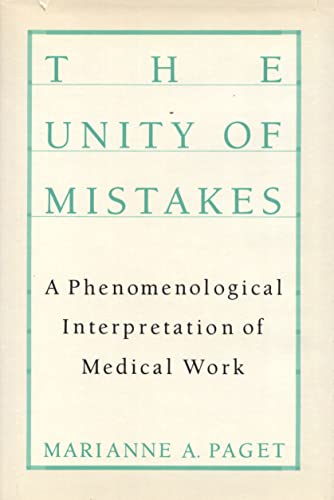 Beispielbild fr Unity of Mistakes : A Phenomenological Interpretation zum Verkauf von Better World Books