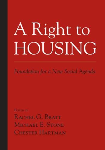 Imagen de archivo de A Right to Housing: Foundation for a New Social Agenda a la venta por ThriftBooks-Atlanta