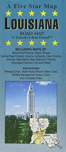 Beispielbild fr Louisiana Road Map zum Verkauf von Book Deals