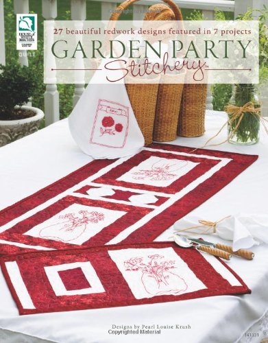 9781592173679: Garden Party Stitchery: 27 Beautiful Redwork Designs Featured in 7 Projects