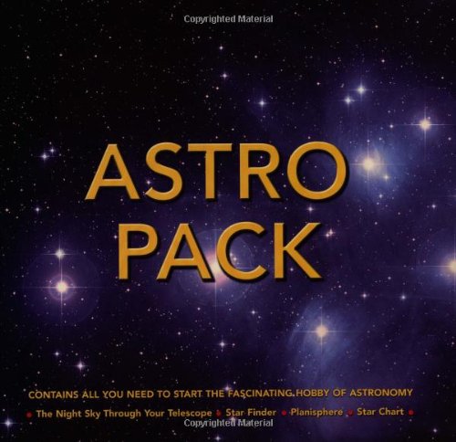 Stock image for Astro-Pack all you need to know for Astronomy hobby, contains Star Finder, Star Chart, Night Sky and Planisphere in a hard bound box for sale by SecondSale