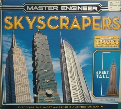 Master Engineer. Skyscrapers. Includes 31 Pieces to build a Giant Model of the Empire State Build...