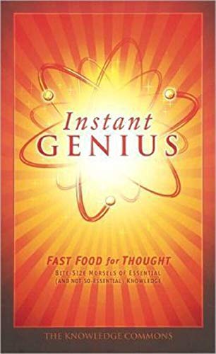 Stock image for Instant Genius : Fast Food for Thought for sale by Better World Books