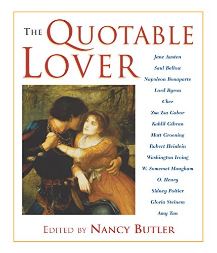 Beispielbild fr The Quotable Lover zum Verkauf von Better World Books