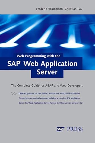 Beispielbild fr Web Programming with the SAP Web Application Server - The complete guide for ABAP and Web developers (Gebundene Ausgabe) von Frederic Heinemann Christian Rau SAP Web AS architecture Business Server Pages BSPs Internet Communication Framework ICF Internet Communication Manager IC zum Verkauf von BUCHSERVICE / ANTIQUARIAT Lars Lutzer