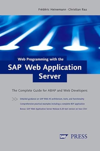 Imagen de archivo de Web Programming with the SAP Web Application Server a la venta por Better World Books