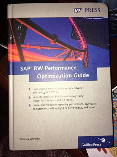 Imagen de archivo de SAP BW Performance Optimization Guide a la venta por Books From California