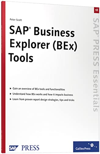 Beispielbild fr SAP Business Explorer (BEx) Tools: Maximize Business Explorer (BEx) tools (SAP-Hefte: Essentials) (Englisch) von Peter Scott (Autor) With no filler or unnecessary information, this BEx guide from the SAP PRESS Essentials series, cuts right to the chase, giving readers exactly what they need to master BW reporting. Readers learn the fundamentals of BEx, how to design queries, create high-impact workbooks and web applications, plus all there is to know about report-to-report interfacing   and more.With over five years of BW consulting and project management experience, Peter Scott focuses on the reporting capabilities of BW. As an international consultant he has worked on many project deliverables and has logged over 2000 classroom hours teaching BW reporting functionality. He sits on BW "Ask the Expert" panels and is certified in SAP BW. zum Verkauf von BUCHSERVICE / ANTIQUARIAT Lars Lutzer
