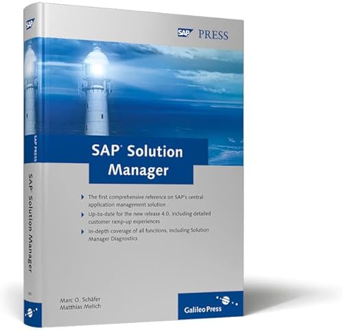 Beispielbild fr SAP Solution Manager (Hardcover) Marc O. Schfer (Autor), Matthias Melich (Autor) SAP Solution Manager and ITIL * Support in the Application Management Phases * End-to-End Solution Support * Change Request Management * Solution Monitoring and Reporting * Solution Manager Diagnostics (Root Cause Analysis) * Issue Management and Service Desk * Roadmaps and Implementation Content * Test Support and E-Learning Management * Planning and Delivery of SAP Services * Integration of Third Party Tools zum Verkauf von BUCHSERVICE / ANTIQUARIAT Lars Lutzer