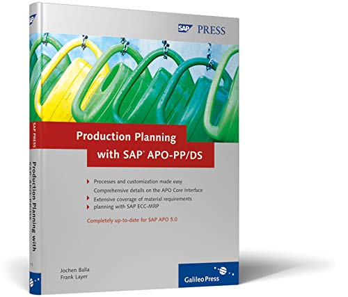 Beispielbild fr Production Planning with SAP APO-PP/DS (SAP PRESS: englisch) [Gebundene Ausgabe] von Jochen Balla (Autor), Frank Layer zum Verkauf von BUCHSERVICE / ANTIQUARIAT Lars Lutzer