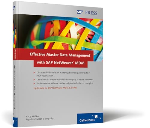Effective Master Data Management with SAP NetWeaver MDM (9781592292233) by Andy Walker; Jagadeeshwaren Ganapathy